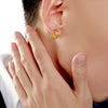 Belle Époque Reel Yellow Gold Earrings, 5.7mm